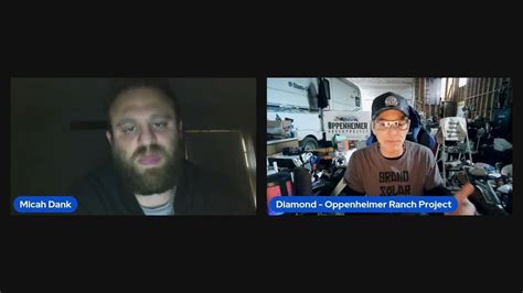 Micah And Diamond From Oppenheimer Ranch Talk True History Cycles R