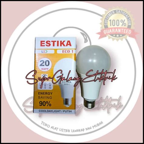 Jual Lampu Led Hemat Premiere Dan Led Estika Eco 5w 10w 15w 20w
