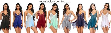 Avidlove Lingerie For Women Lace Babydoll Sleepwear Boudoir Outfits Plus Size Langeray Xs Xl At