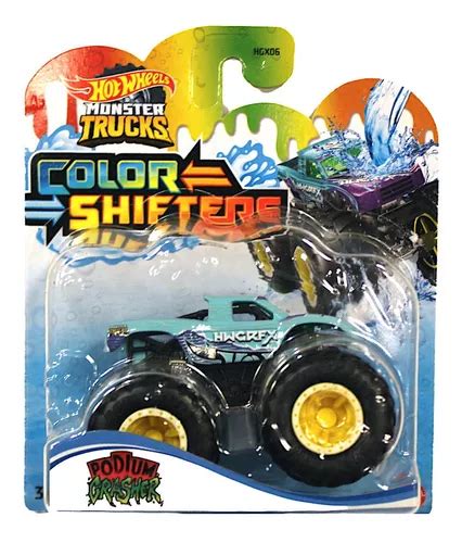 Hot Wheels Monster Truck Podium Crasher Color Shifters Mercadolibre