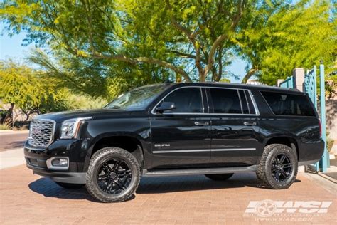 2020 GMC Yukon With 20 VenomRex VR 602 In Black Coal Black Wheels