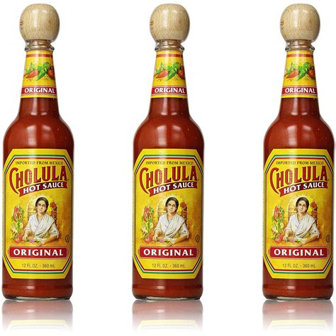 Amazon Cholula Original Hot Sauce 12 Fluid Ounces Pack Of 3