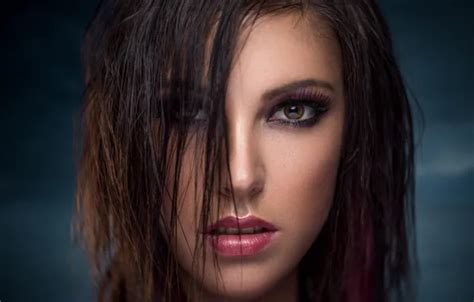 Обои girl brown eyes photo eyes model bokeh face brunette на телефон и рабочий стол