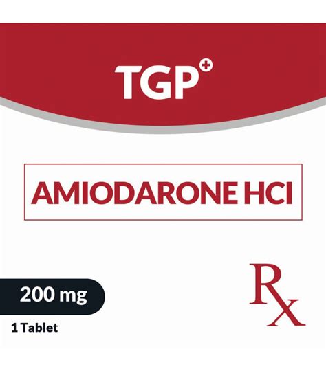 Rx Tgp Sandoz Amiodarone Tab 200mg