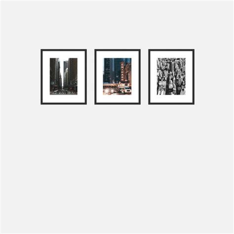 Black Gallery Wall - Set Of 3 - FRAME.PH