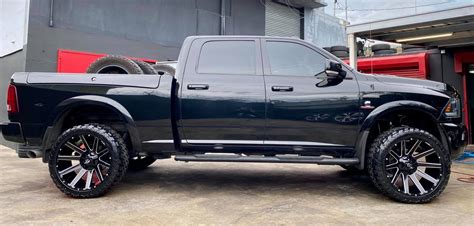 Fuel Contra 24x12 On Ram 2500 By Ip Import Plus Wheels