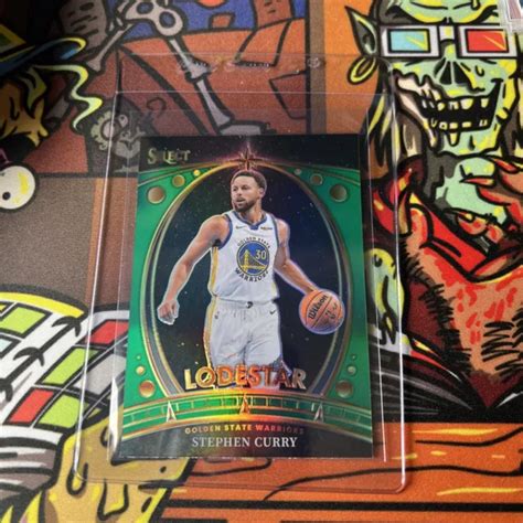 Panini Select Lodestar Vert Prizm Stephen Curry Ssp Comme Neuf