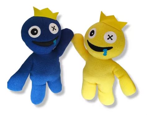 Peluche Rainbow Friends Blue Yellow Amigo Arcoiris 30cm X1 En Venta En