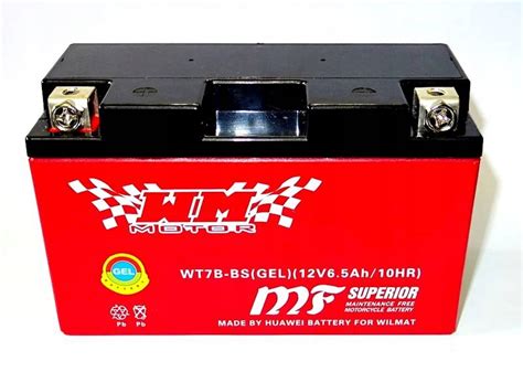 AKUMULATOR WT7B-BS ( YT7B-BS ) ( GEL ) 12 VOLT ATV POLPIT za 107,27 zł ...