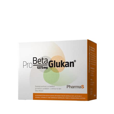 Pharmas Pro Beta Glukan 1275 Mg 30 Vrećica