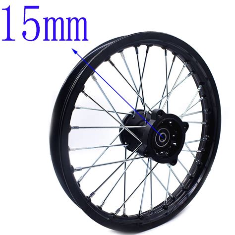 Dirt Bike Racing 1 40 14 Black Inch Alloy Front Wheel Rim With 32 Holes