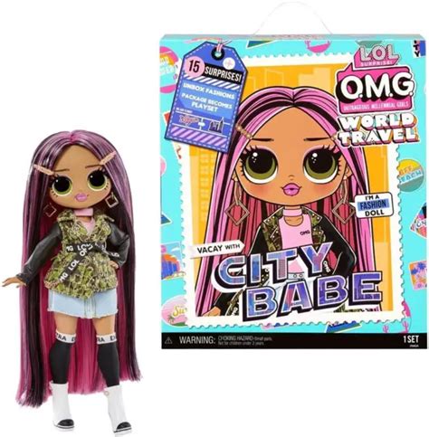 City Babe Lol Surprise Omg World Travel Fashion Doll Playset With Surprises Picclick Uk