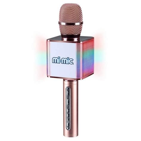 Микрофон с ефекти Mi Mic, Розов, 3+ години - eMAG.bg