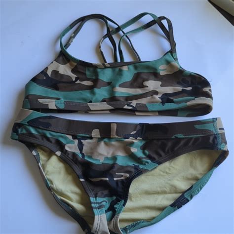 Swim Camo Bikini Racer Back Triathlon Swim Bikini Poshmark