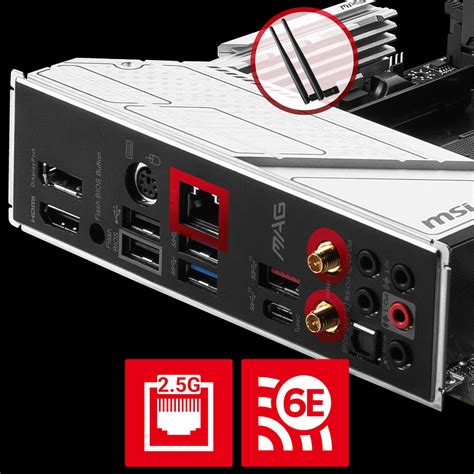 MSI MAG B550M MORTAR MAX WIFI Soket AM4 DDR4 4400(OC) mATX Anakart ...