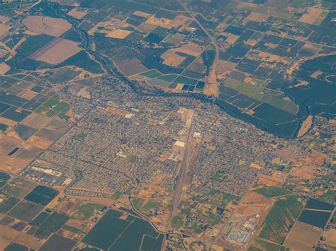 Aerial View of the Oakdale City Stock Photo - Image of country, america ...