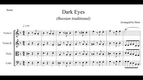Dark Eyes Russian Traditional Youtube
