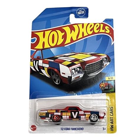 Hot Wheels Toys Hot Wheels Car Ford Ranchero Hw Art Cars Toy Collection Vehicle S