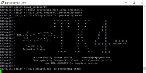 Emulating MVS Mainframe on Raspberry PI