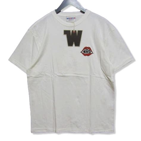 WEIRDO 未使用 ウィアード 半袖Tシャツ WRD SS S S Crew Neck Tee Porn クルーネック ホワイト L タグ付き クラシック