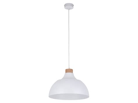 Lampa wisząca Cap metalowa biała 266179 sklep BRW