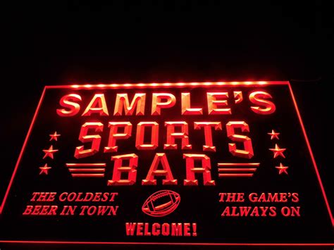 Custom Bar Light Up Signs