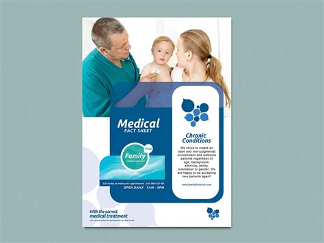 A4 Healthcare Clinic Poster Template V2 Brandpacks