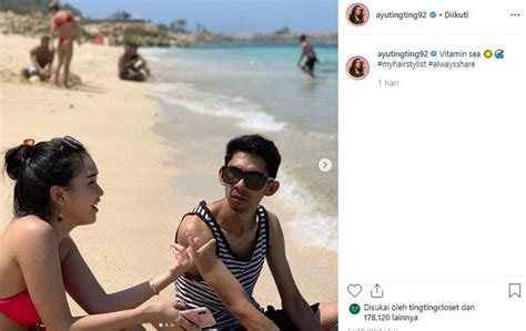 Pulang Umroh Ayu Ting Ting Malah Tampil Buka Bukaan Pakai Bikini Di Bali Sang Ibu Kena