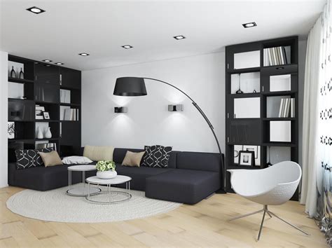 Black And White Living Room Set Baci Living Room