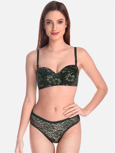 Buy LOTUSLEAF Women Self Design Lingerie Set Lingerie Set For Women Myntra