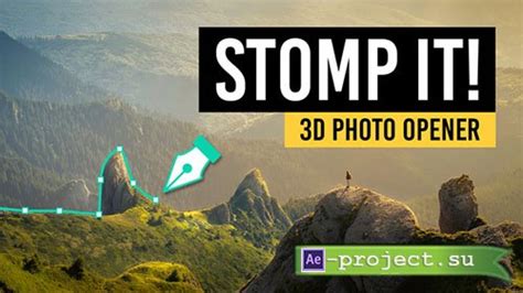 Videohive STOMP IT 3D Photo Opener Project For After Effects