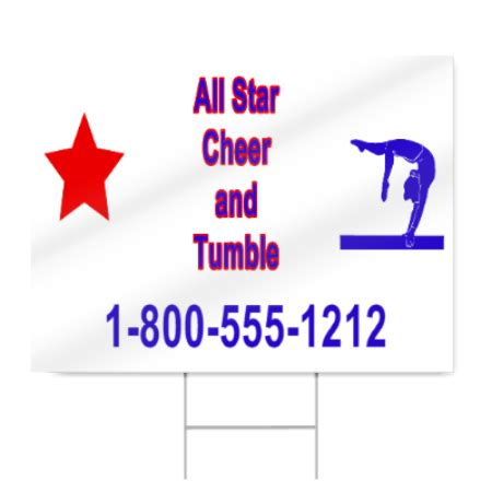 Cheerleading Sign | SignsToYou.com