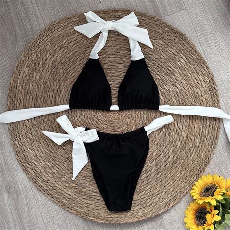 Halter Bikini Sexy Women Swimsuits Female Swimwear Micro Bikini