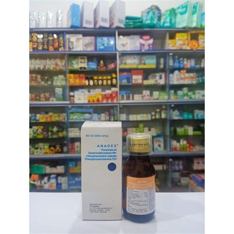 Jual Anadex Sirup 60 Ml Obat Demam Batuk Pilek Anak Dan Dewasa Shopee