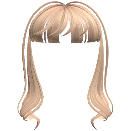 Cascade Swirly Blunt Bangs In Blonde Roblox