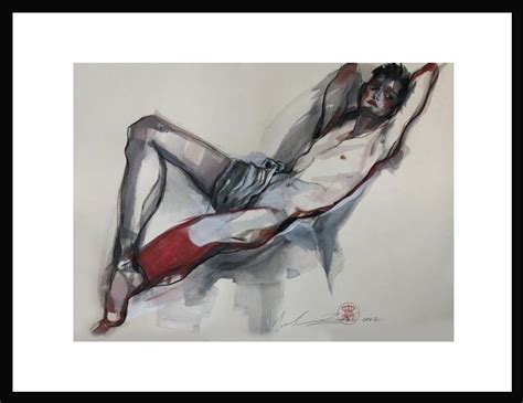 Male Nude Painting Original Art Contemporary Art Emotional Etsy