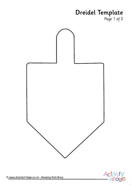 Dreidel Template Hanukkah Lessons Hanukkah For Kids Hanukkah Art