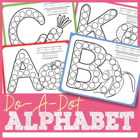 Do A Dot Uppercase Alphabet Free Printables In 2022 Do A Dot