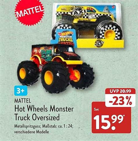Mattel Hot Wheels Monster Truck Oversized Angebot Bei ALDI Nord 1Prospekte De