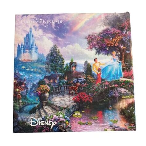 Thomas Kinkade Disney Cinderella Wishes Upon A Dream Piece