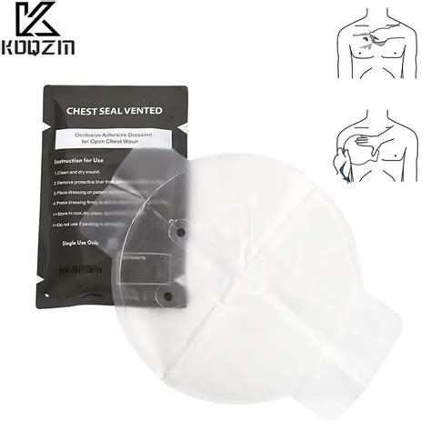 Hot-Sale-3-Holes-Medical-Chest-Seal-Vented-Chest-Seal-Outdoor-Emergency ...