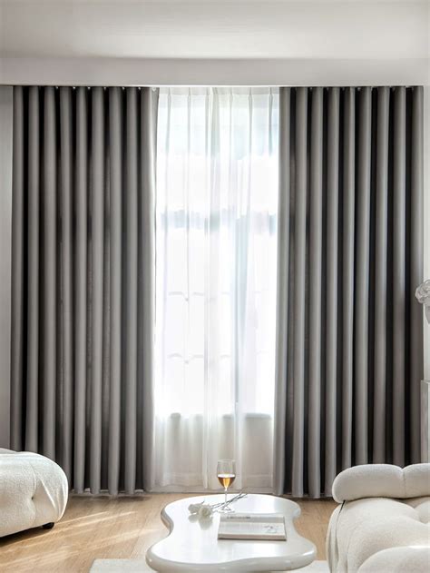 Solid Color Simple Single Panel Blackout Curtain Blackout Curtains