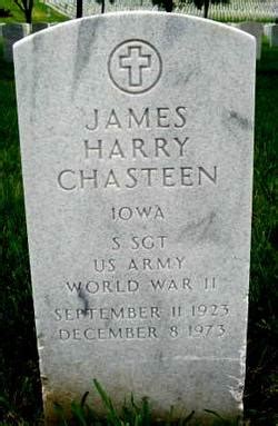 James Harry Chasteen 1923 1973 Find A Grave Memorial