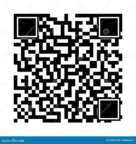 Image De Lidentification Du Concept De Code Qr Illustration De Vecteur