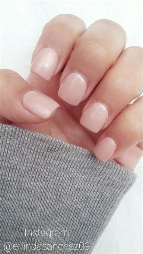 Short Nude Acrylic Nails Perfect For Spring Nails Springnails Acrylicnails Gelnails Natural