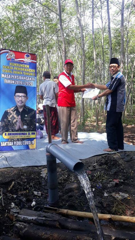 Bantu Warga Yang Kesulitan Sarana Air Bersih Aminurokhman Fraksi