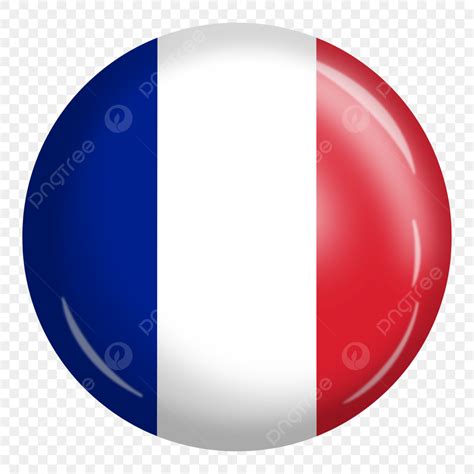 France Flag White Transparent France Flag Pin Badge France Flag