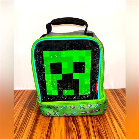 Thermos Accessories Minecraft Creeper Face Thermos Dual Insulated