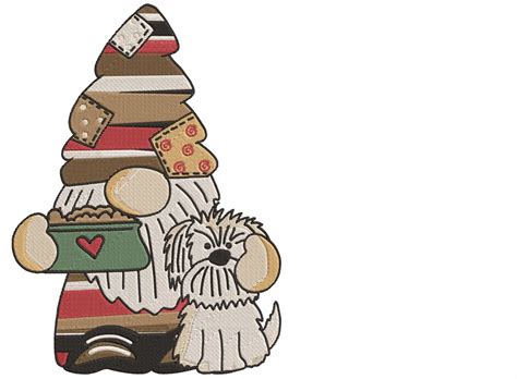 Gnome With Dog · Creative Fabrica