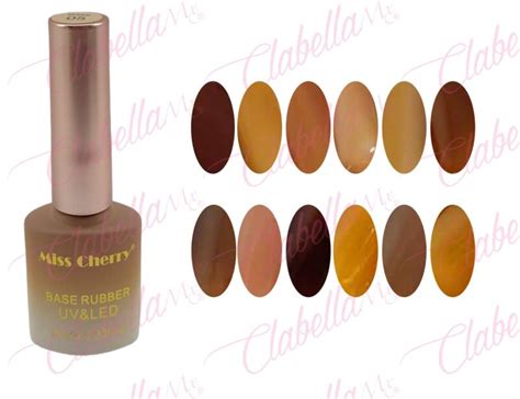 Geles Miss Cherry Uv Led Base Rubber Nude Para U As Piezas De Ml Por Gama Mc